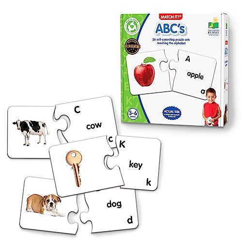 The Learning Journey Match It! ABCs - Self-Correcting Alphabet Puzzle for Ages 3+