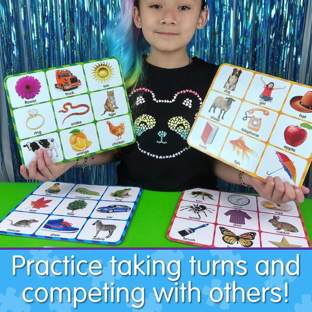 The Learning Journey Match It! Picture Word Bingo - Reading Game for Kids Ages 3-6, 36 Cards