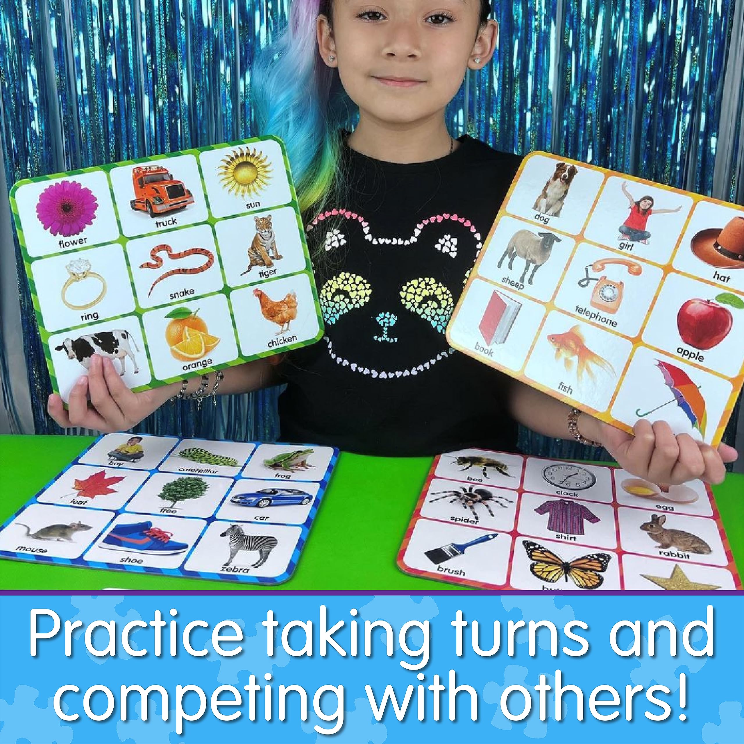 The Learning Journey Match It! Picture Word Bingo - Reading Game for Kids Ages 3-6, 36 Cards