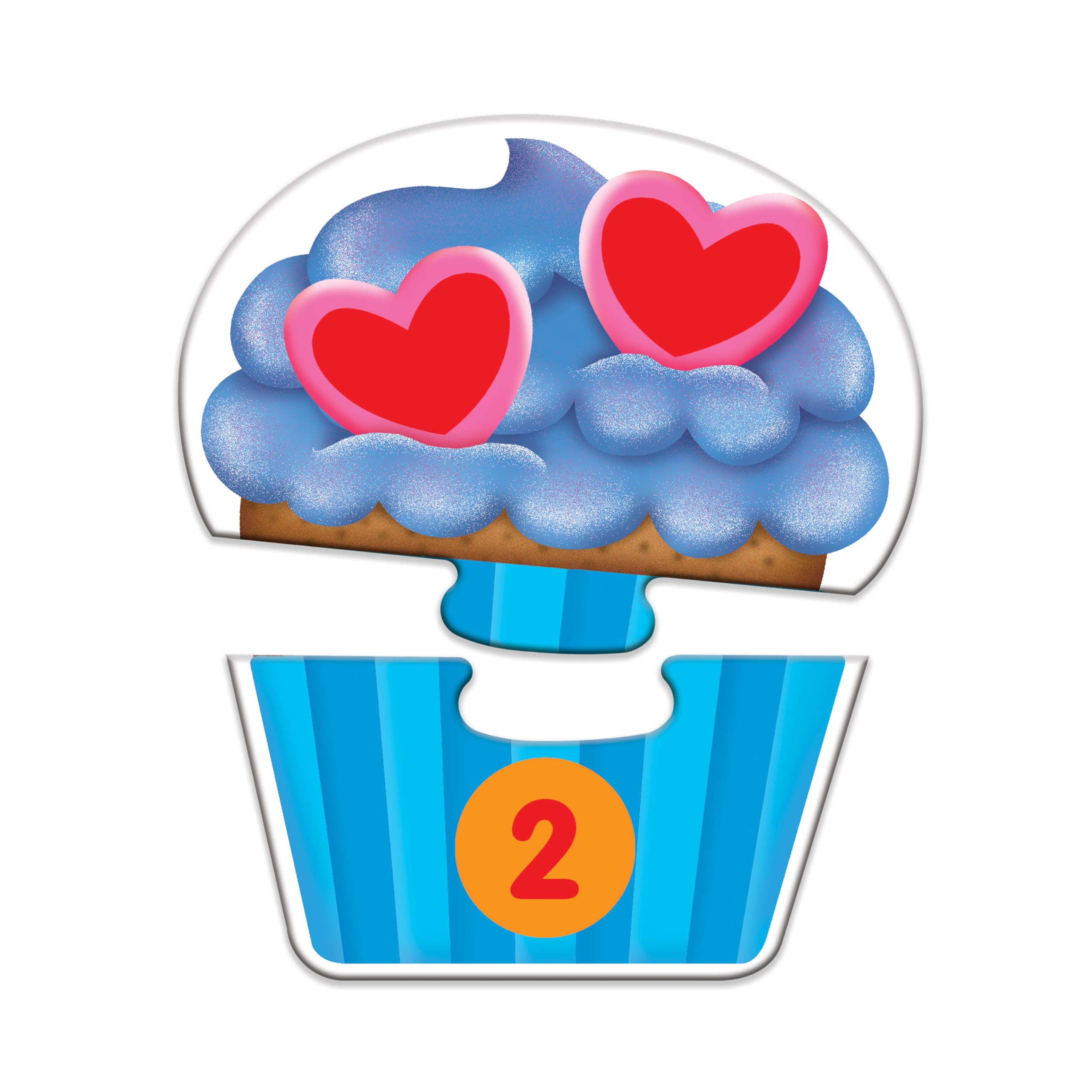 The Learning Journey: My First Match It - Counting Cupcakes, 15-Piece Self-Correcting Puzzle for Toddlers Ages 2-5