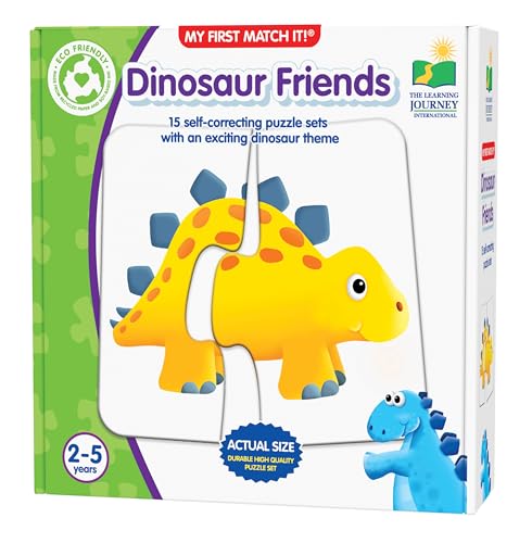 The Learning Journey My First Match It Dinosaurs - 15 Self-Correcting Puzzles for Toddlers Ages 2+