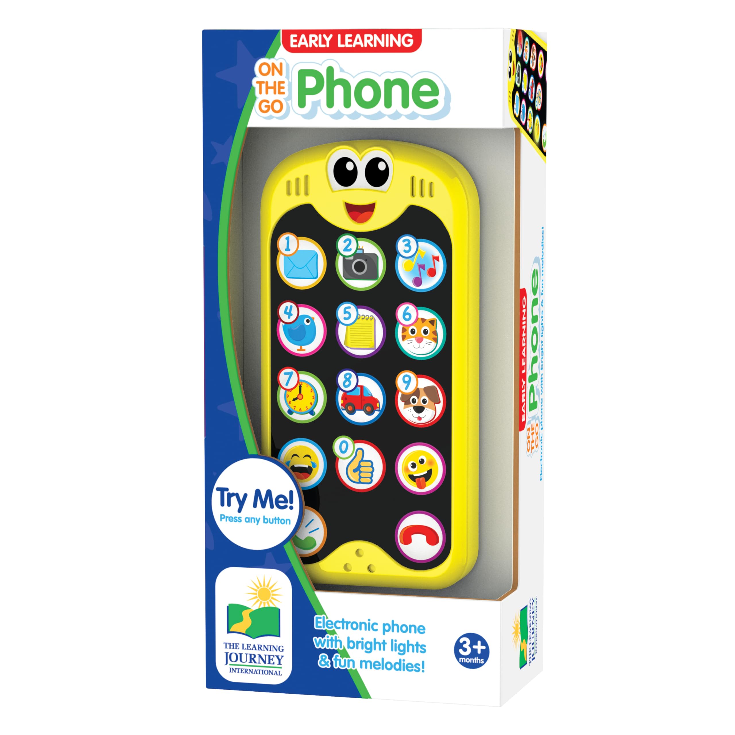 The Learning Journey On the Go Phone – Baby Cell Phone Toy with Lights & Sounds, Ages 3+ Months