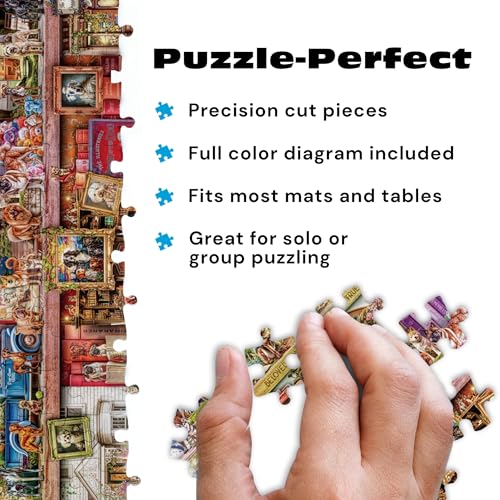 The Library of Dogs 1000 Piece Puzzle – Buffalo Games, Aimee Stewart