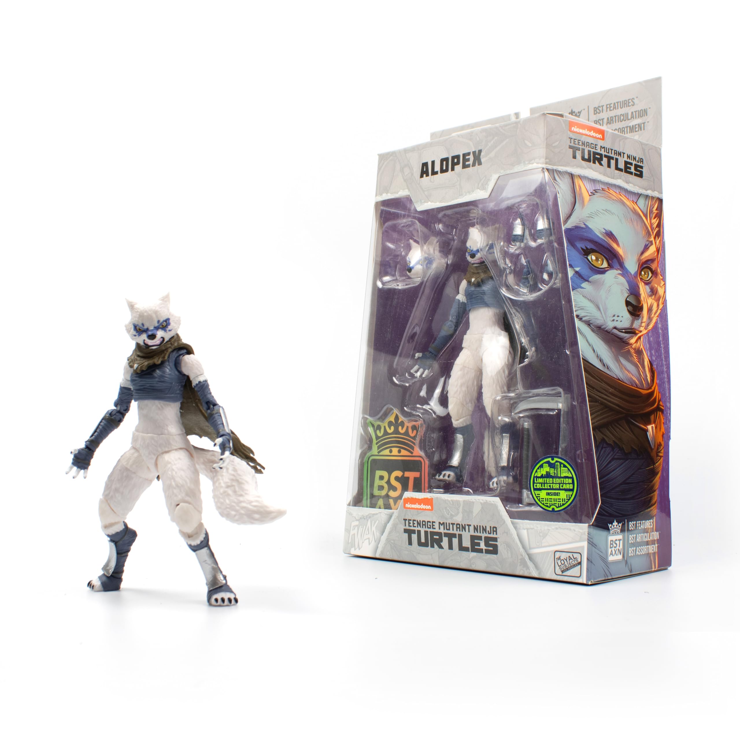 The Loyal Subjects BST AXN Alopex Action Figure - 5-Inch TMNT IDW Collectible