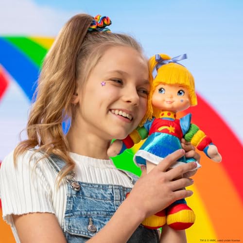 The Loyal Subjects Rainbow Brite 12-Inch Doll – Soft Plush Body, Roto Head, Yarn Hair, Includes 7 Stickers (Ages 3+)