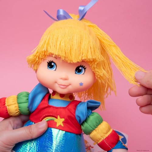 The Loyal Subjects Rainbow Brite 12-Inch Doll – Soft Plush Body, Roto Head, Yarn Hair, Includes 7 Stickers (Ages 3+)