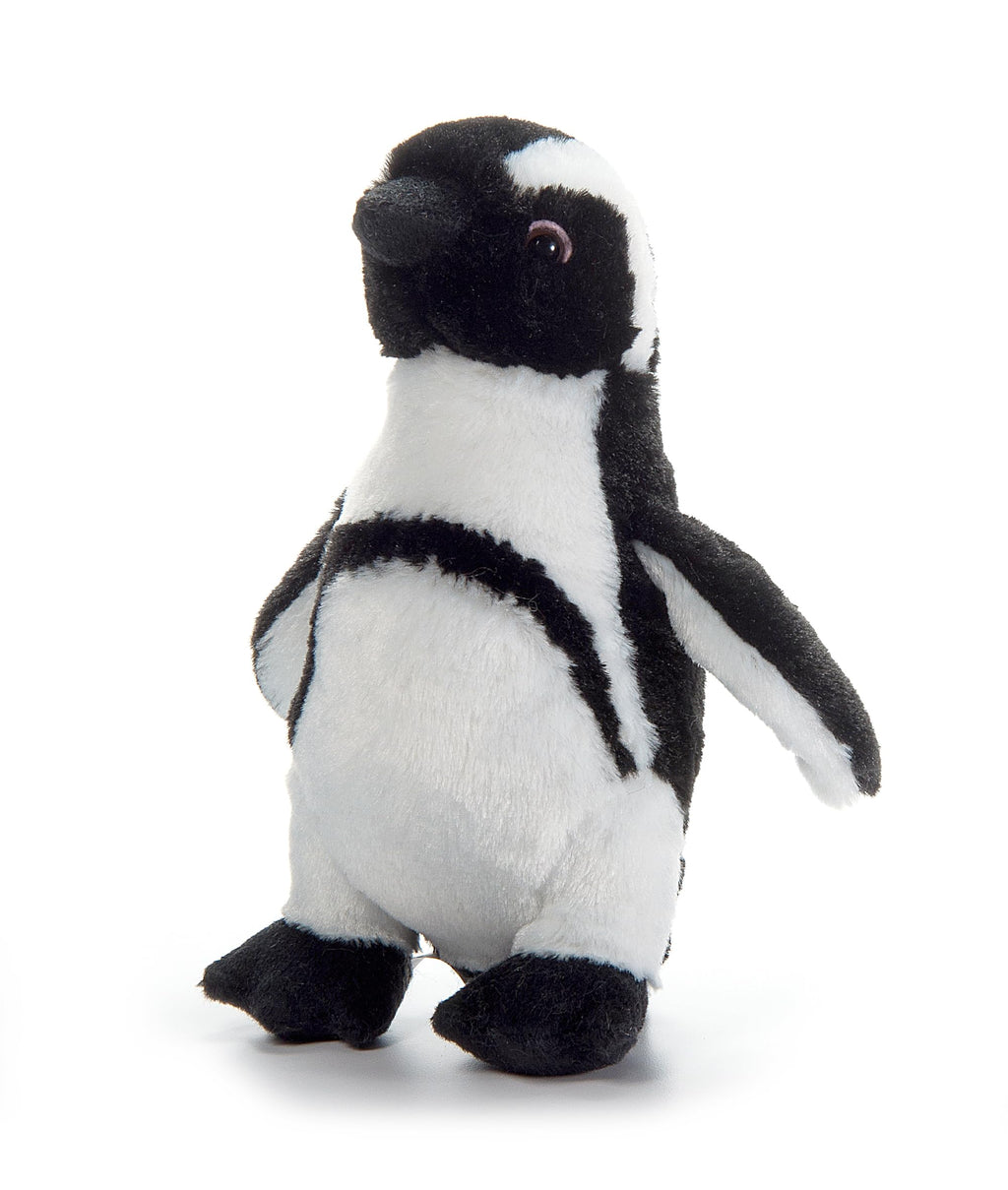 The Petting Zoo African Blackfoot Penguin Plushie – 8-Inch Soft Stuffed Animal Toy Made from Recycled Water Bottles