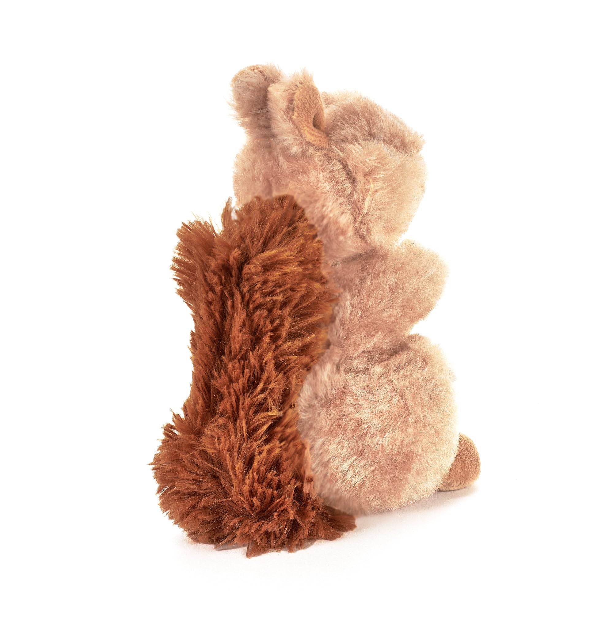 The Petting Zoo Brown Squirrel Plushie, 6 Inch Stuffed Animal, Eco-Friendly Gift for Kids