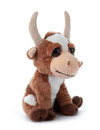 The Petting Zoo Longhorn Cow Plush: Soft 7-Inch Stuffed Animal for Kids