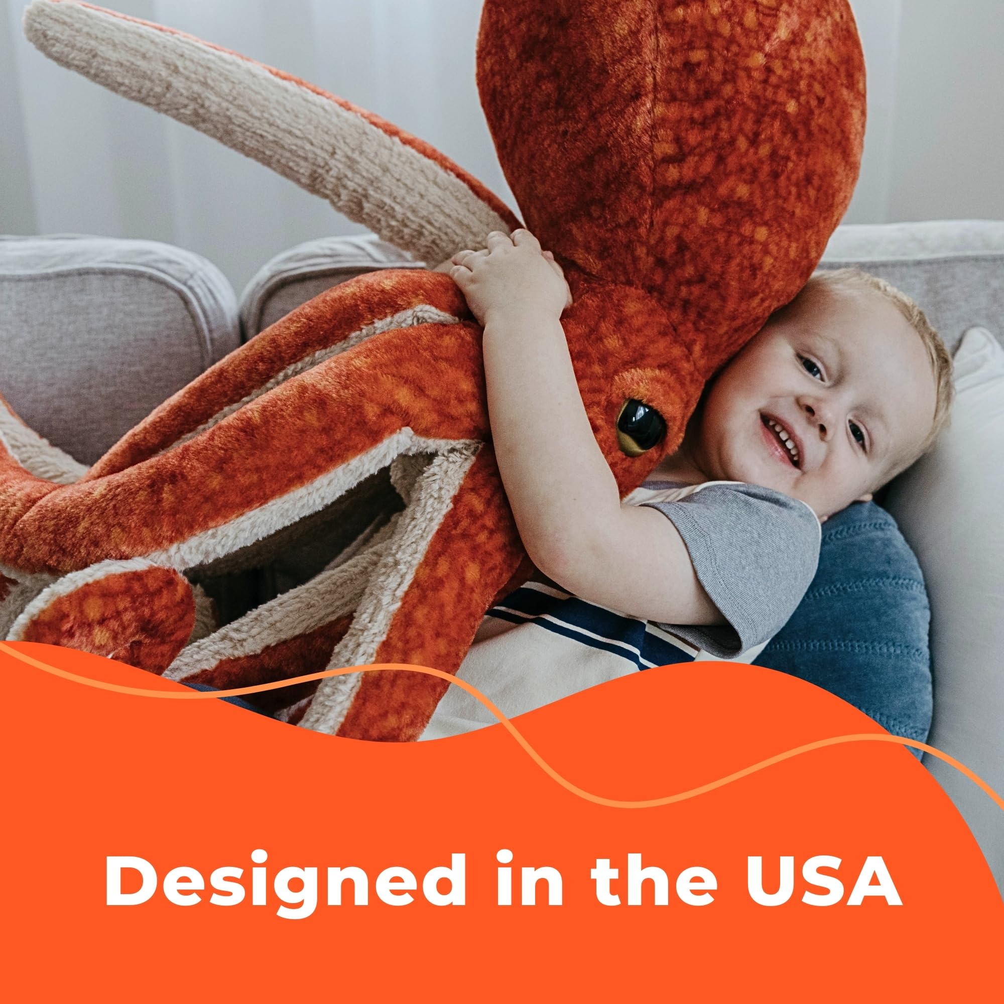 The Petting Zoo Puffin Plush Toy – 6-Inch Stuffed Animal with Outstretched Wings and Orange Feet