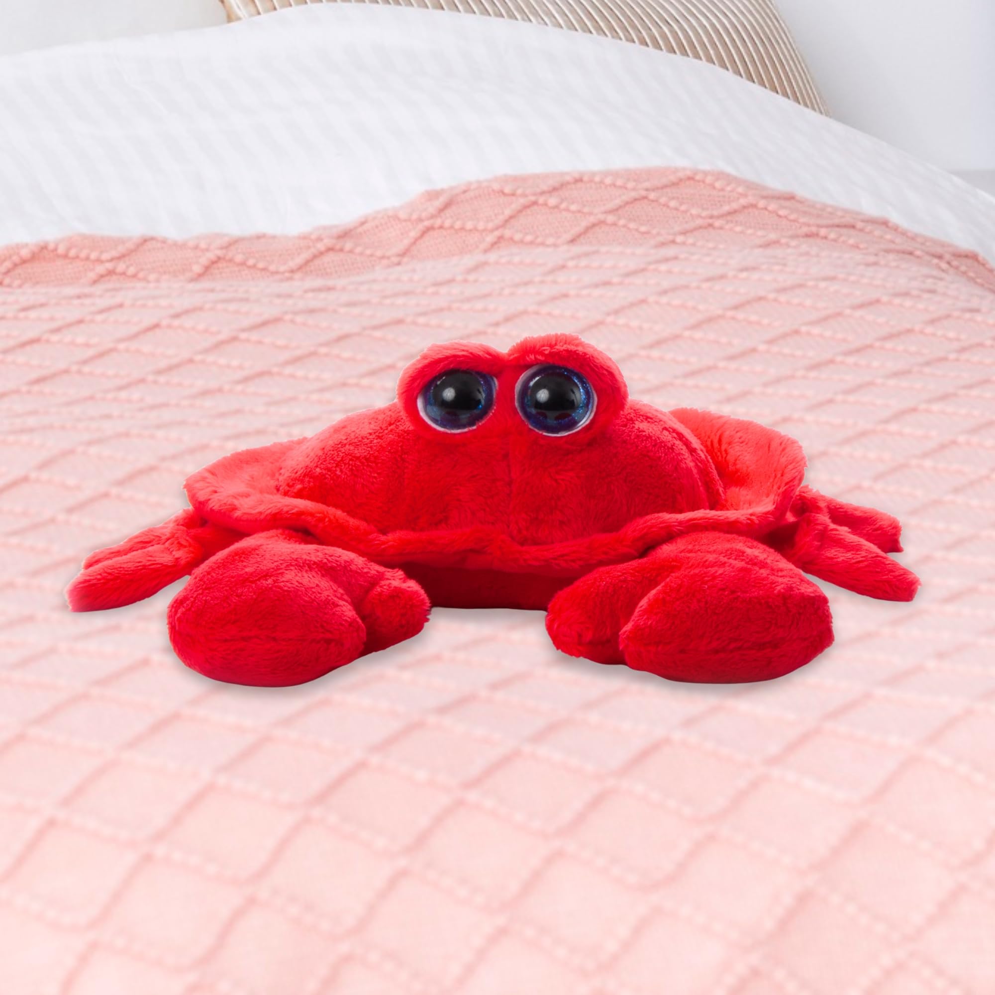 The Petting Zoo Red Crab Stuffed Animal – 9-Inch Plush Toy for Imaginative Play