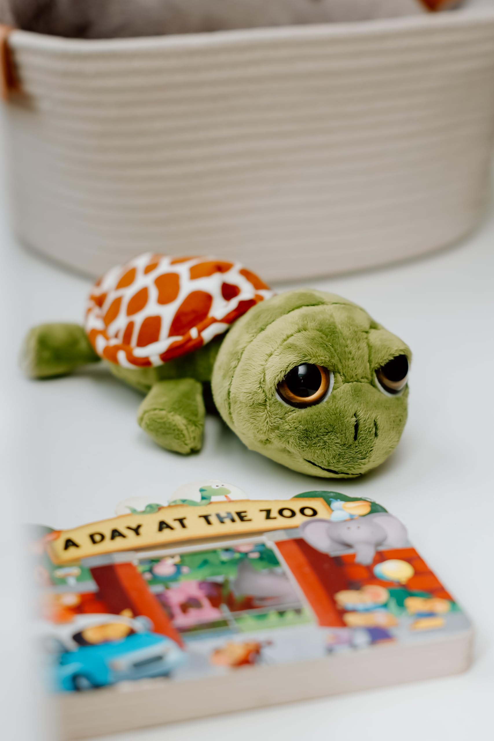 The Petting Zoo Sea Turtle Stuffed Animal - 9 Inch Soft Plush Toy for Kids, Ocean Animal Gift