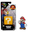 THE SUPER MARIO BROS. MOVIE 1.25-Inch General Koopa Mini Figure with Question Block and Sticker Combo Pack