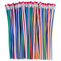THE TWIDDLERS 70 Pack Bendy Flexible Pencils - Novelty Party Favours for Kids