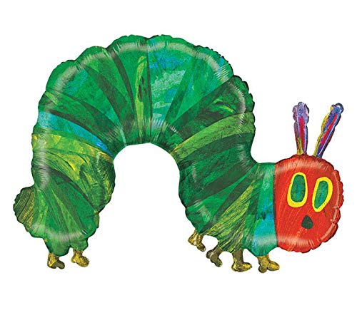 The Very Hungry Caterpillar Jumbo 36" Foil Balloon – Officially Licensed Eric Carle Party Decoration