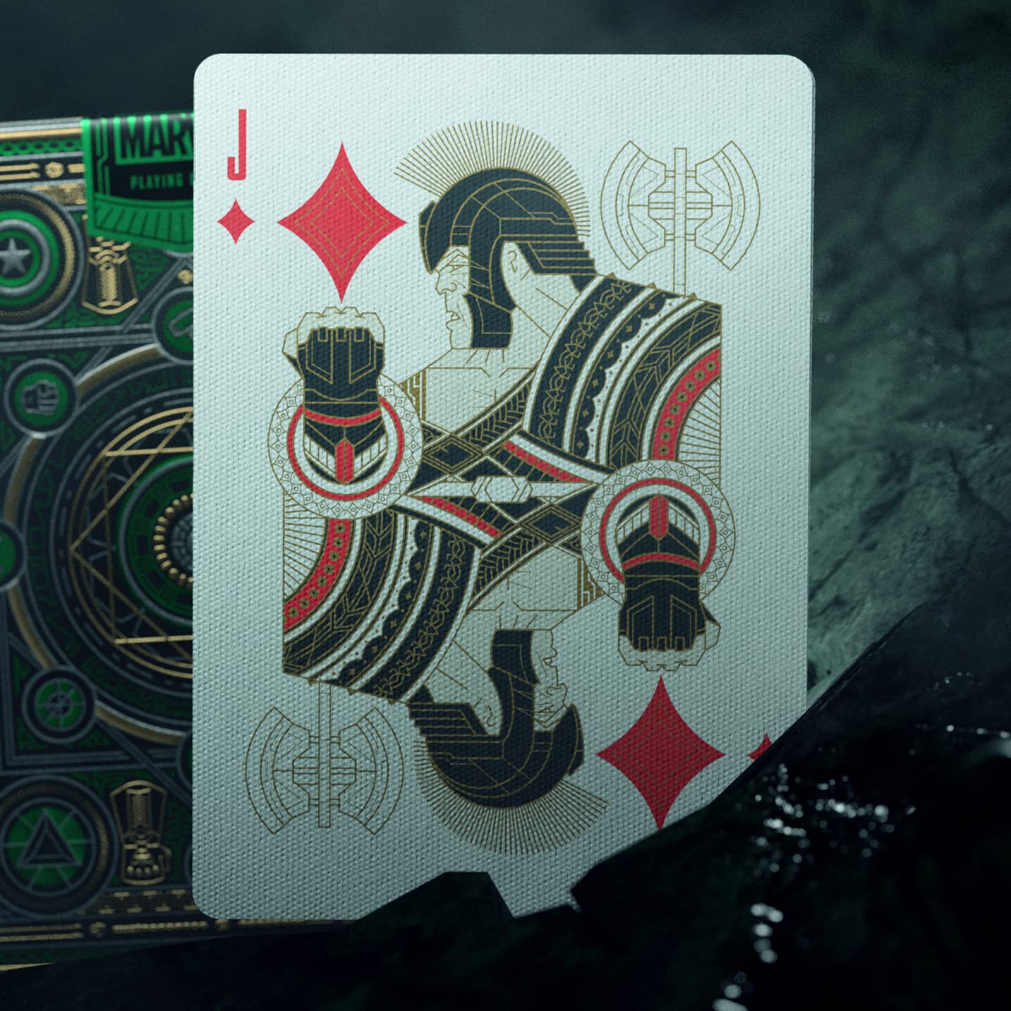theory11 Avengers Green Edition Premium Playing Cards – Marvel Infinity Saga Deck