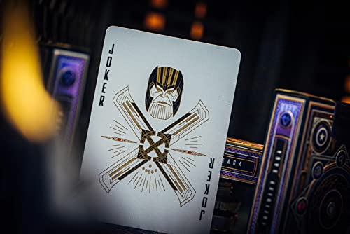theory11 Avengers Purple Edition Premium Playing Cards – Marvel Infinity Saga Deck