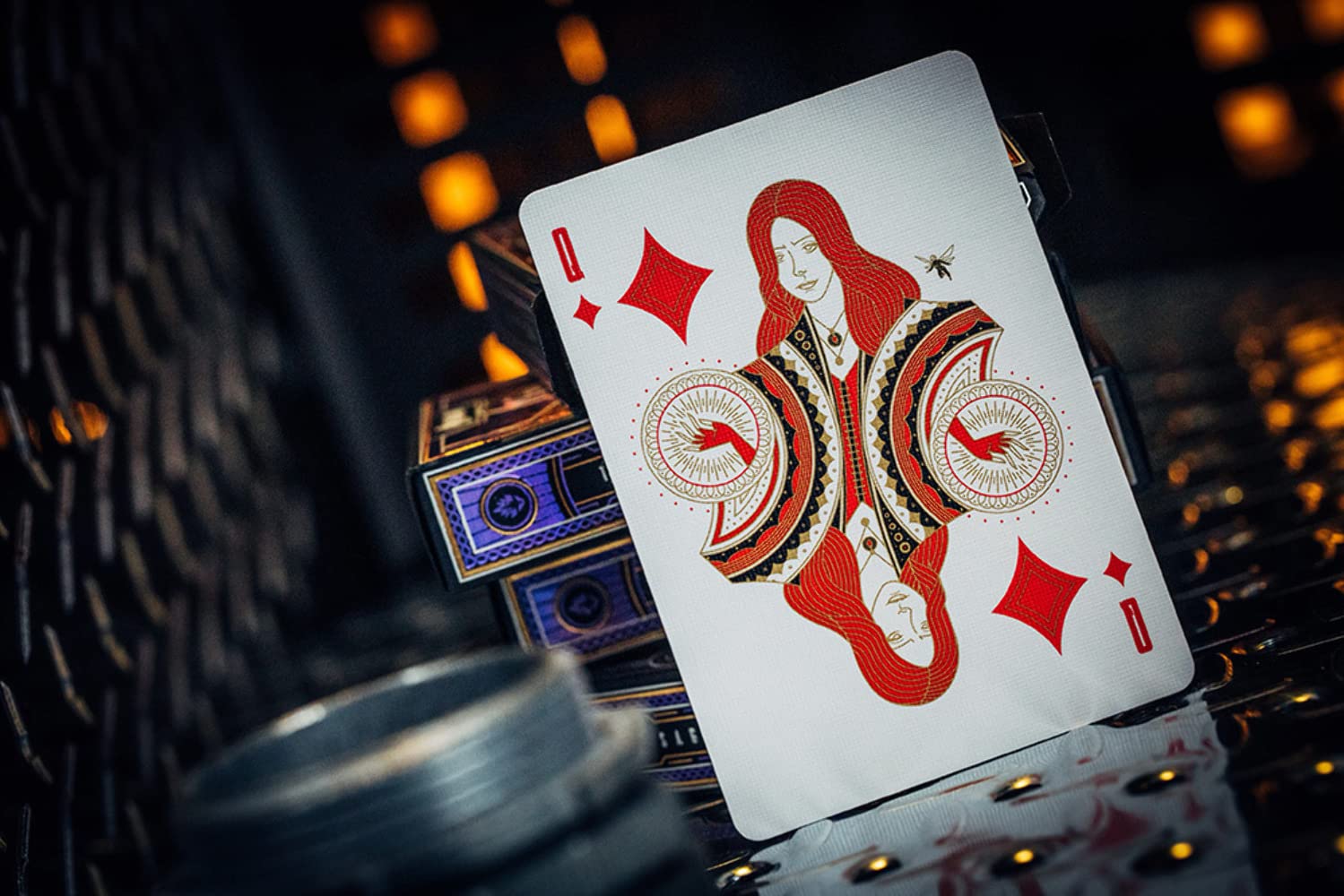 theory11 Avengers Purple Edition Premium Playing Cards – Marvel Infinity Saga Deck