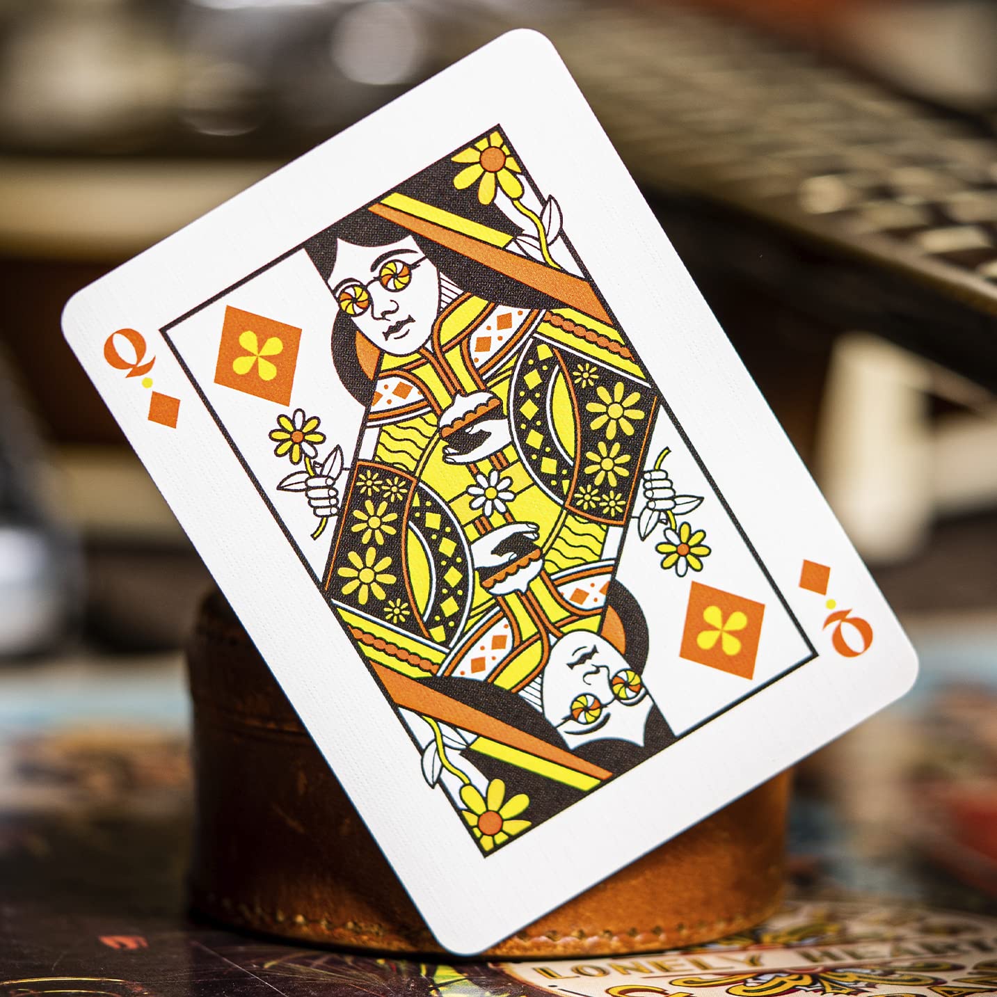 theory11 Beatles Premium Playing Cards - Pink Deck - Officially Licensed Collector's Cards