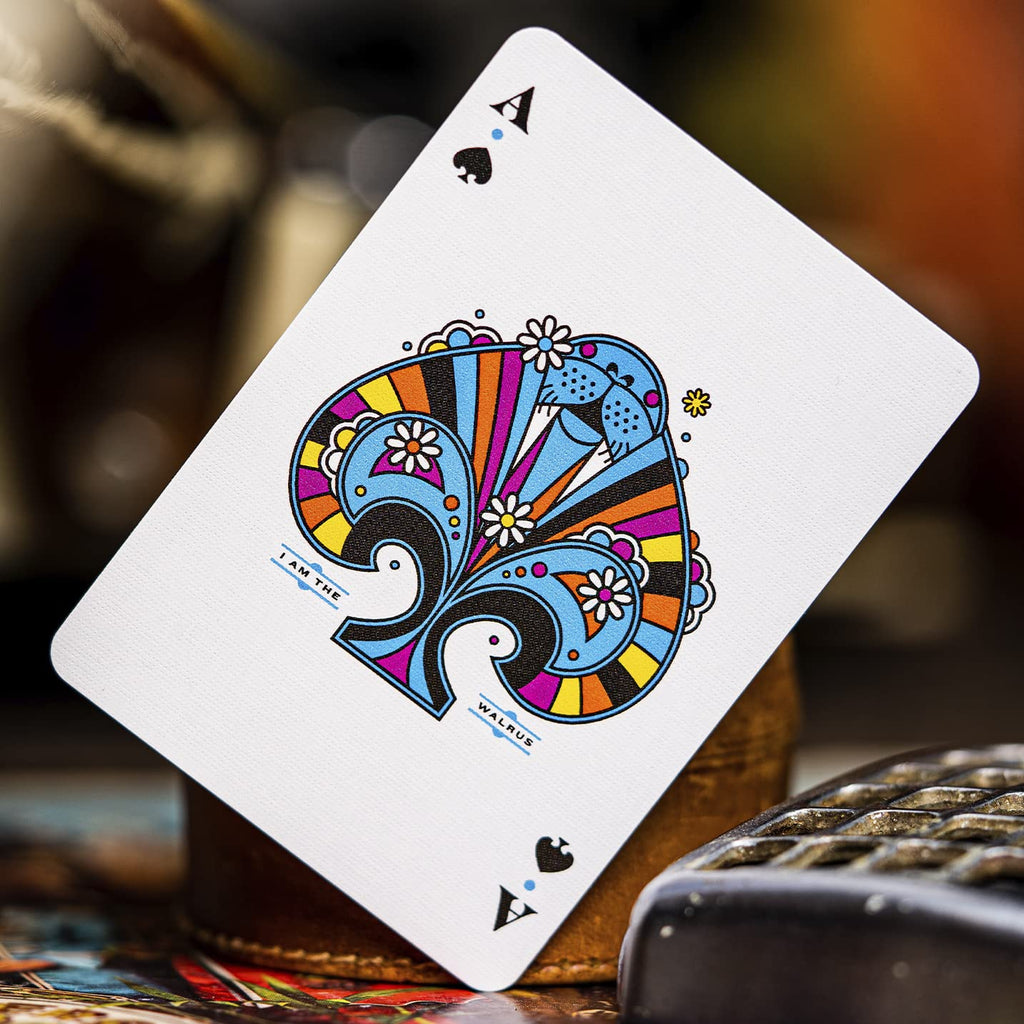 theory11 Beatles Premium Playing Cards - Pink Deck - Officially Licensed Collector's Cards