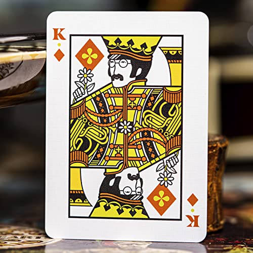 theory11 Beatles Premium Playing Cards - Pink Deck - Officially Licensed Collector's Cards