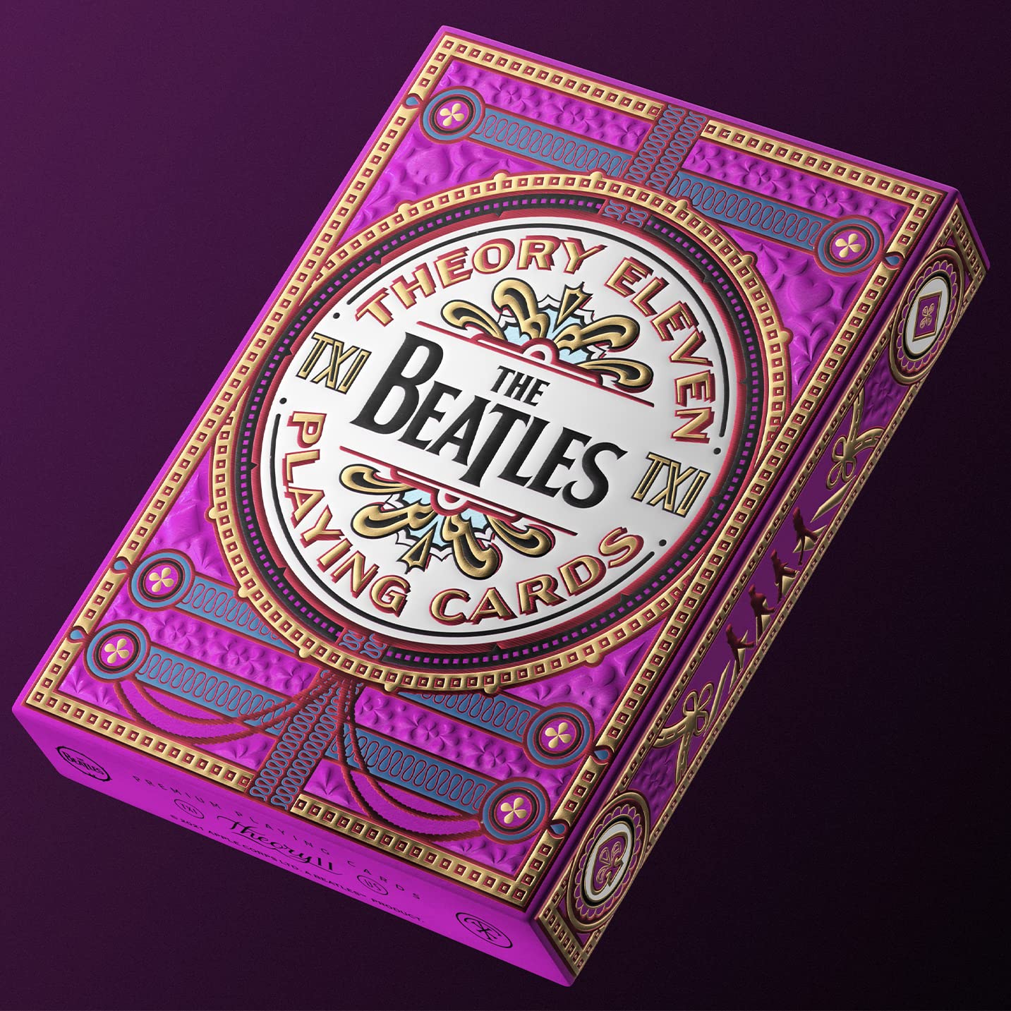 theory11 Beatles Premium Playing Cards - Pink Deck - Officially Licensed Collector's Cards