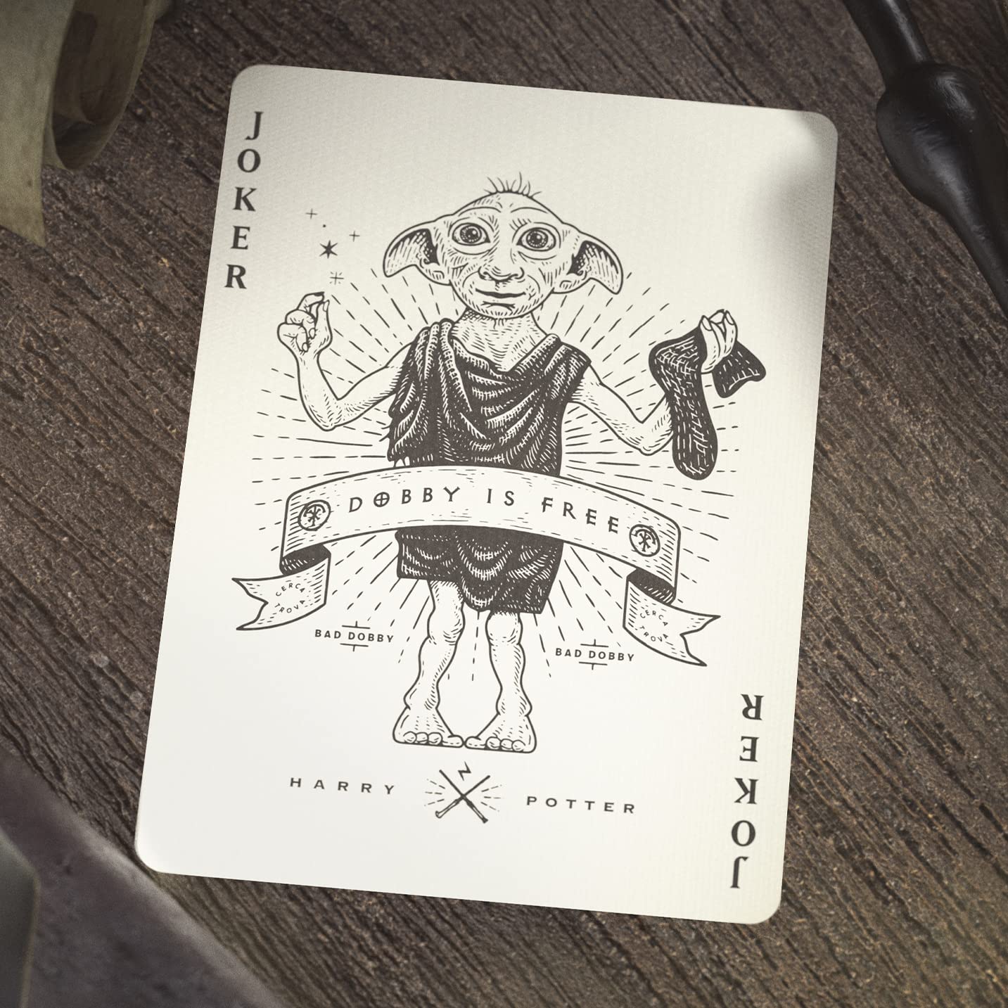 theory11 Harry Potter Hufflepuff Playing Cards (Yellow) – Premium Poker Deck