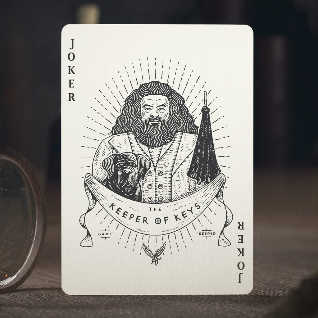 theory11 Harry Potter Hufflepuff Playing Cards (Yellow) – Premium Poker Deck