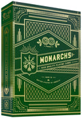theory11 Monarch Playing Cards Green Edition – Premium Poker Deck with Gold Foil