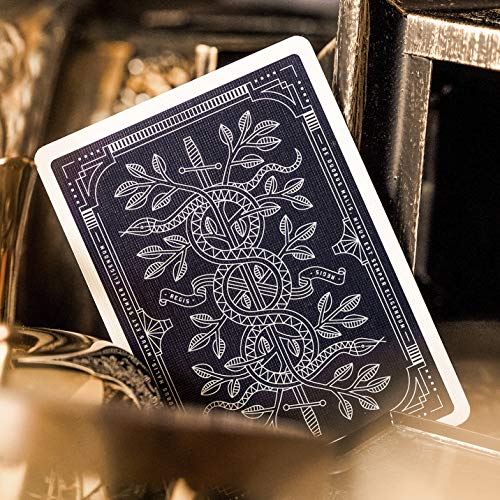 theory11 Monarch Playing Cards – Luxury Blue Poker Deck with Gold Foil