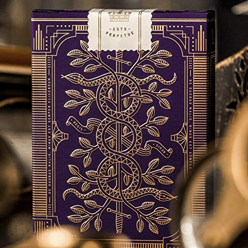 theory11 Monarch Playing Cards – Purple Edition with Gold Foil