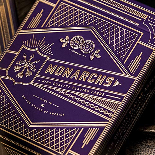 theory11 Monarch Playing Cards – Purple Edition with Gold Foil
