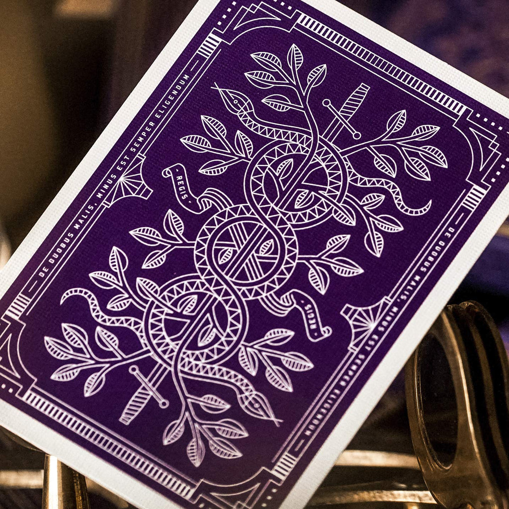 theory11 Monarch Playing Cards – Purple Edition with Gold Foil