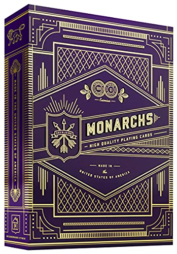 theory11 Monarch Playing Cards – Purple Edition with Gold Foil