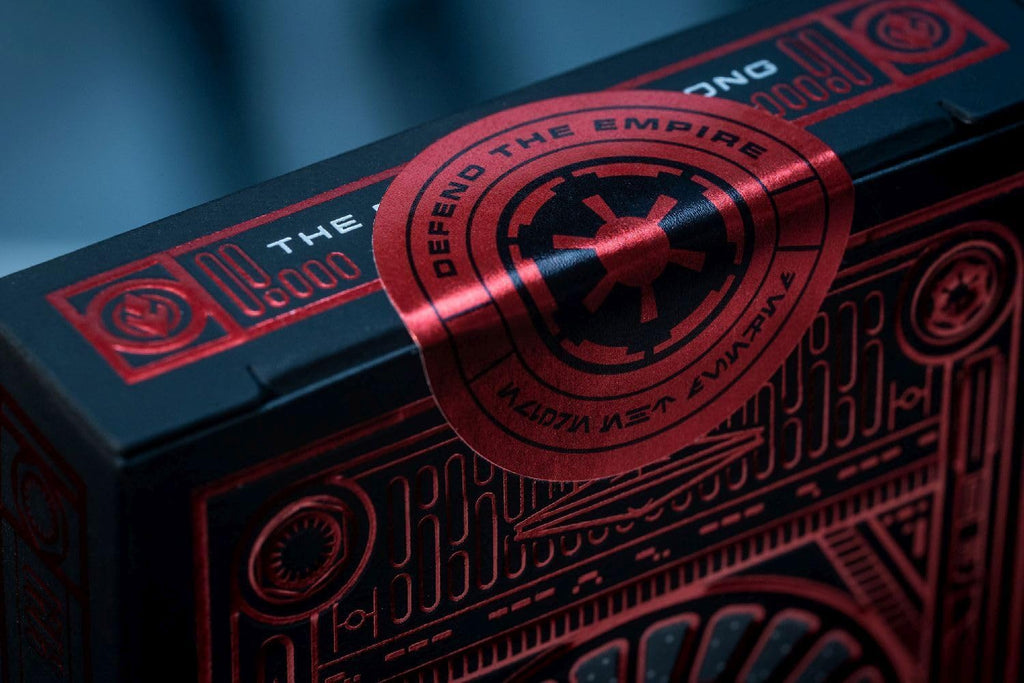 theory11 Star Wars Dark Side Playing Cards - Red Edition