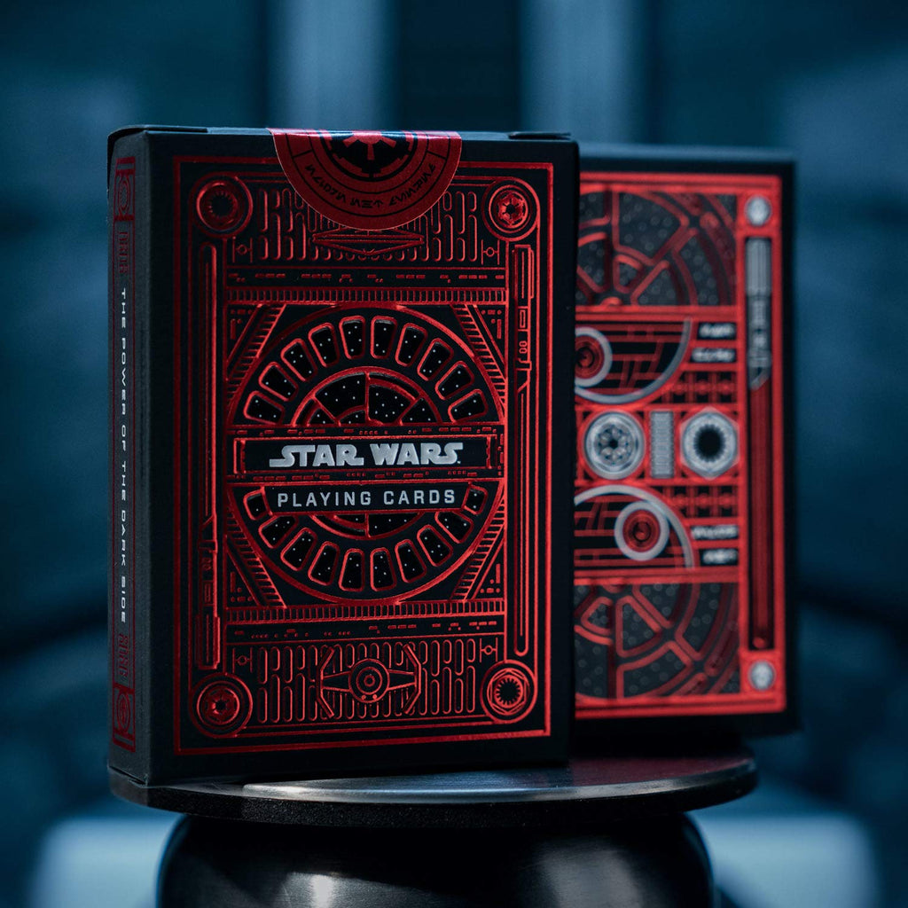 theory11 Star Wars Dark Side Playing Cards - Red Edition