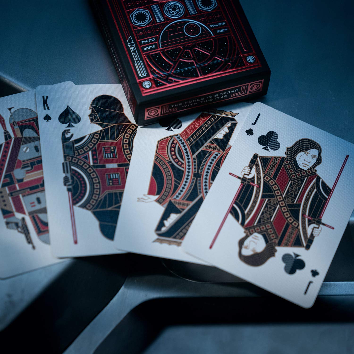 theory11 Star Wars Dark Side Playing Cards - Red Edition
