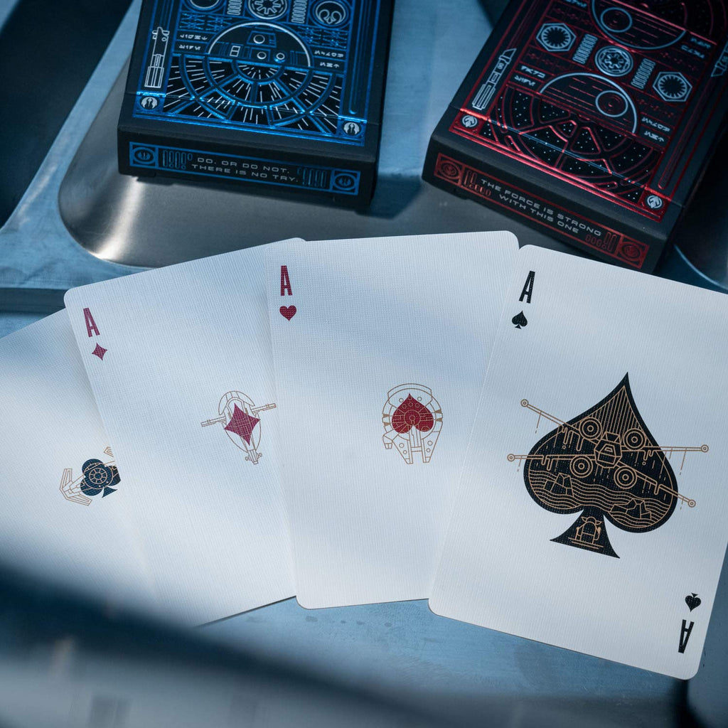 theory11 Star Wars Dark Side Playing Cards - Red Edition