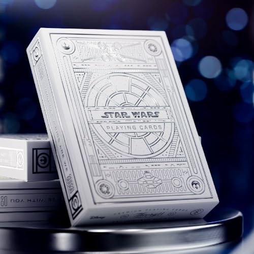 theory11 Star Wars Silver Special Edition - White Light Side Premium Playing Cards