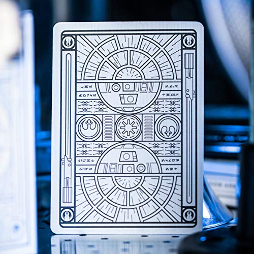 theory11 Star Wars Silver Special Edition - White Light Side Premium Playing Cards