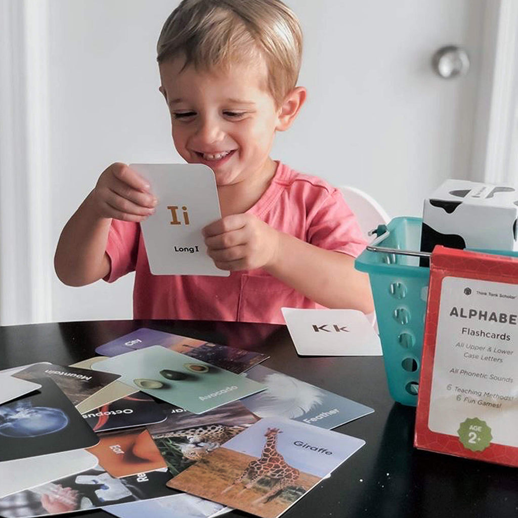 Think Tank Scholar Award-Winning Alphabet Flash Cards – Learn ABCs, Phonics & Speech for Ages 2-6