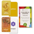Think Tank Scholar Colors & Shapes Flash Cards – 36 Durable Cards with Real Pictures for Ages 2-8