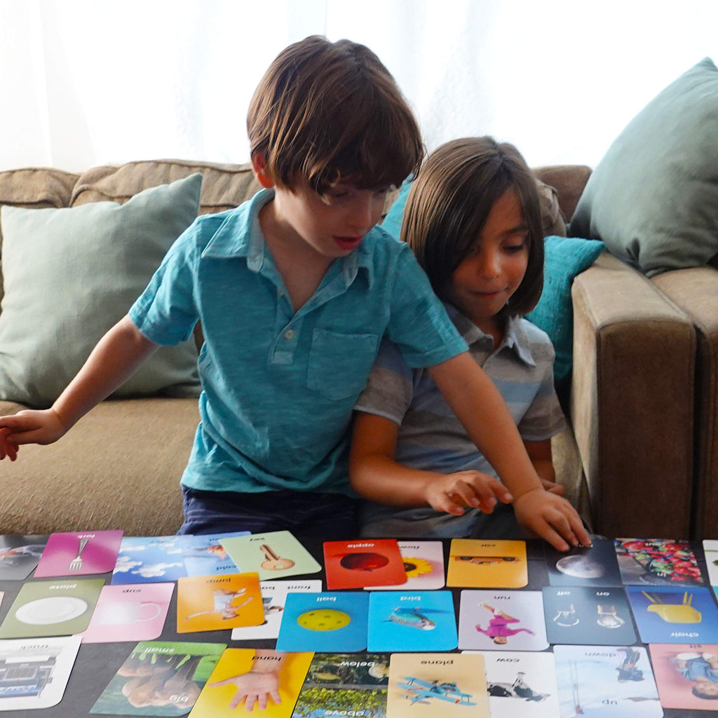 Think Tank Scholar First Words & Opposites Flash Cards – 36 Durable Cards with Real Photos for Kids Ages 2-8