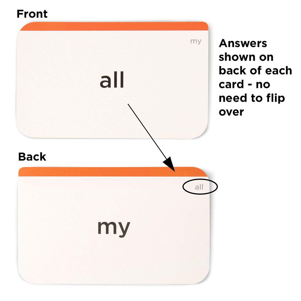 Think Tank Scholar Pre-K Sight Words Flash Cards – 100+ Dolch & Fry Words for Ages 3–5