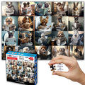 Think2Master 1000-Piece Pooping Puppies Jigsaw Puzzle – Humorous Gag Gift for Ages 13+