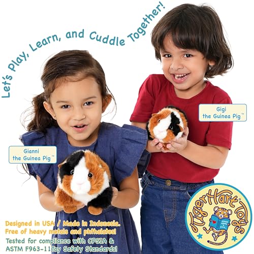 TigerHart Gianni the Guinea Pig Plush - 9 Inch Soft Stuffed Animal with Story