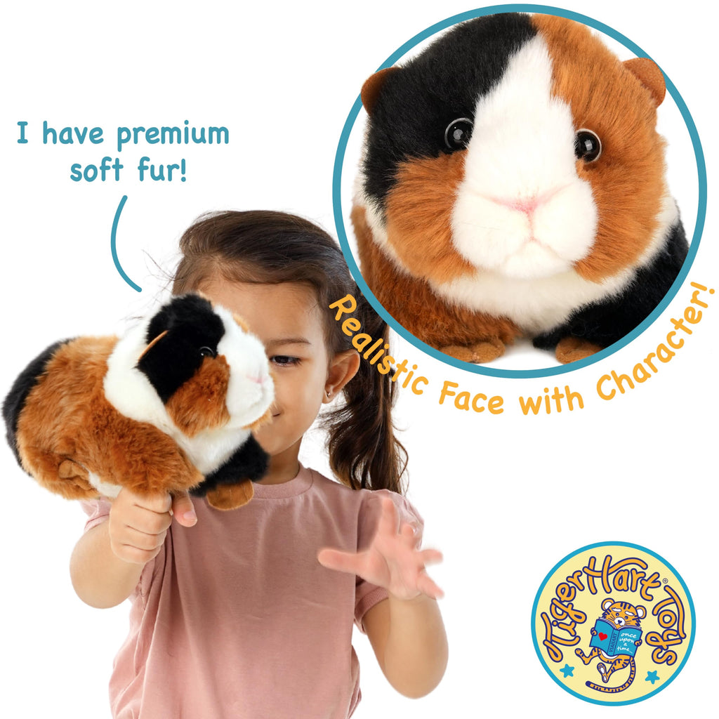 TigerHart Gianni the Guinea Pig Plush - 9 Inch Soft Stuffed Animal with Story