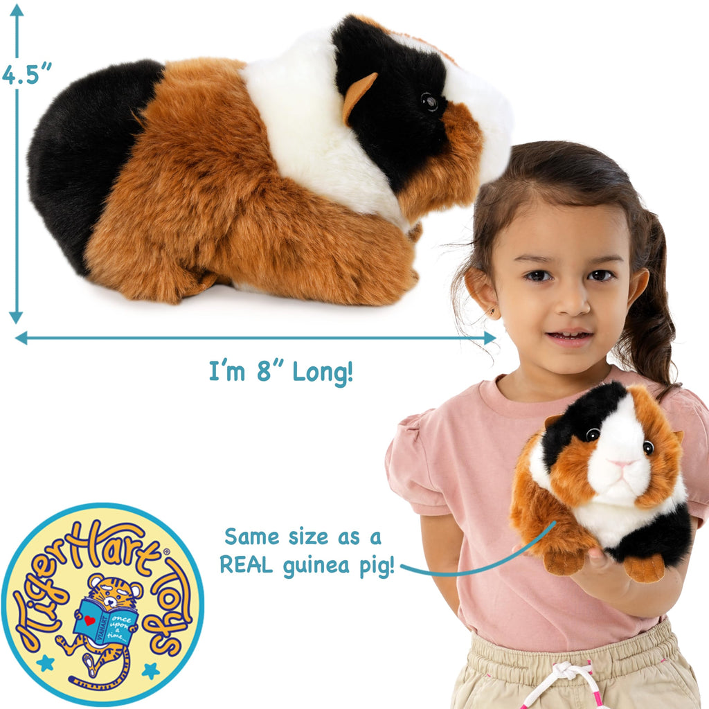 TigerHart Gianni the Guinea Pig Plush - 9 Inch Soft Stuffed Animal with Story
