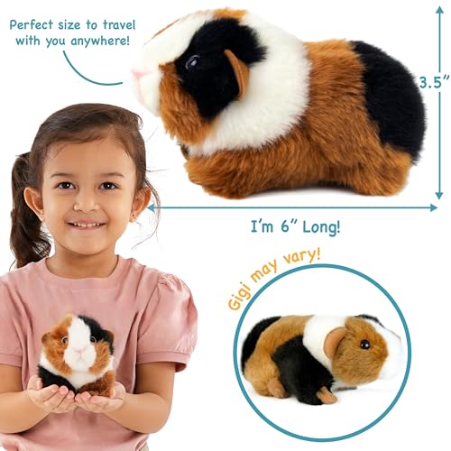 TigerHart Gigi the Guinea Pig – 6 Inch Soft Plush Toy with Story