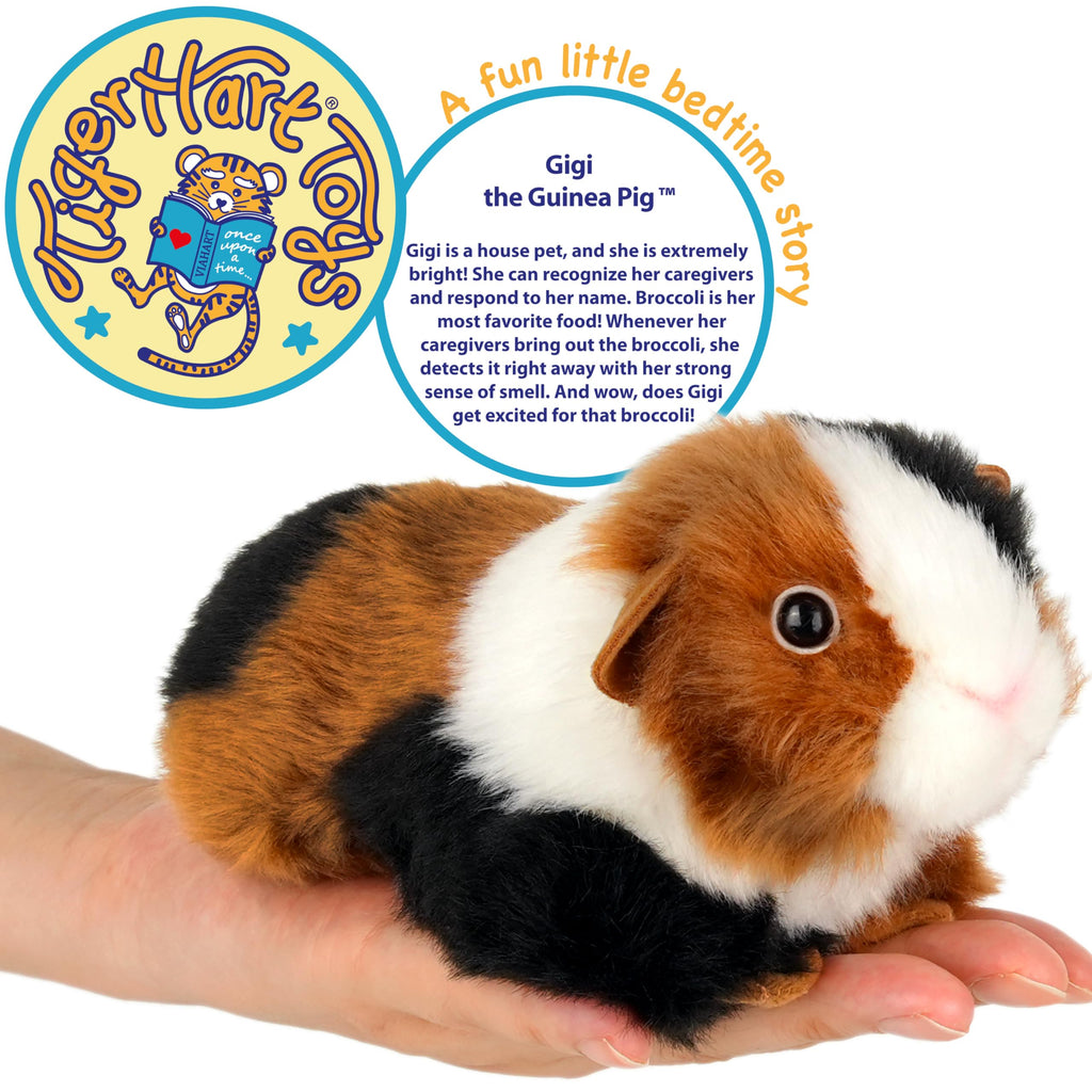 TigerHart Gigi the Guinea Pig – 6 Inch Soft Plush Toy with Story